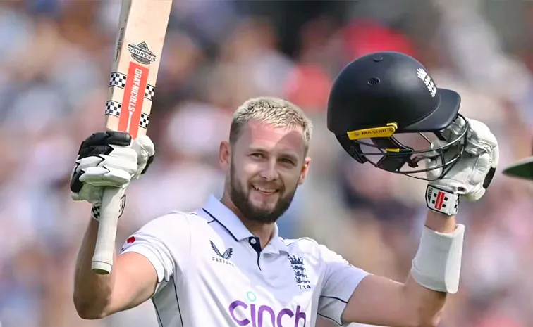 England pacer Gus Atkinson hammers his maiden Test century