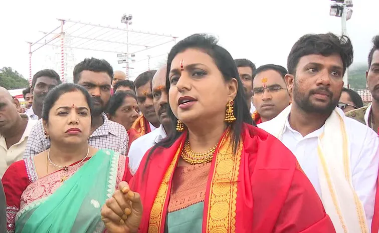 Ex Minister Roja Serious Comments On AP Govt