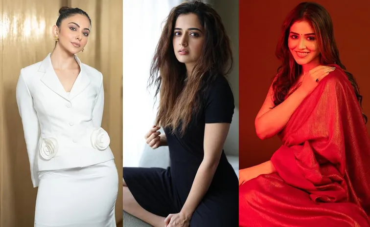 Ashika Ranganath And Rakul Preet Singh Latest