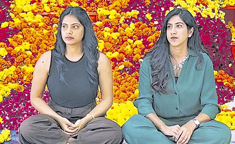 Flower Puff Girls: Entrepreneurs behind Hoovu Fresh: sisters Rhea and Yeshoda Karuturi