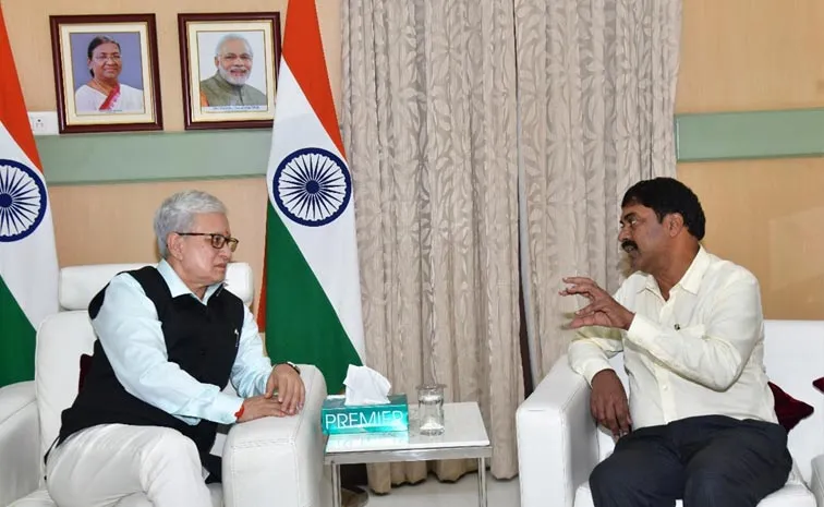 DRDO Ex Chief G Satheesh Reddy Met Telangana Governor