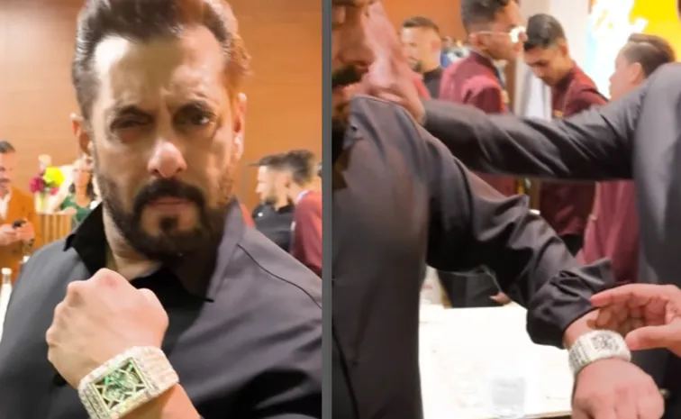 Salman Khan luxury watch from Jacob and Co the details about Billionaire III