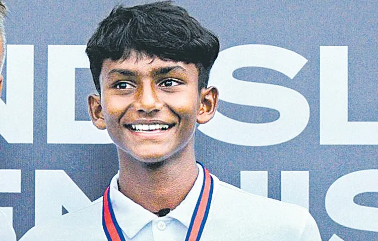 Hyderabad boy as Asia Under 14 Tennis Champion