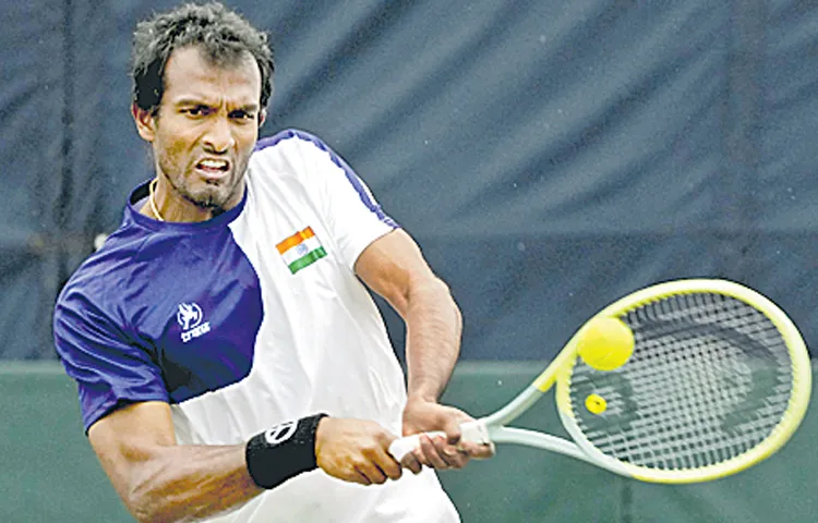 Sriram Balaji and Ramkumar lost in singles matches