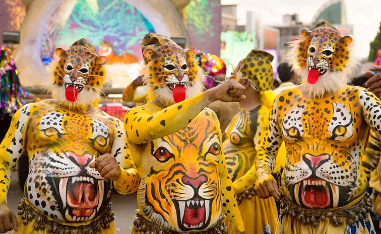 Onam Festival 2024: Pulikali Swaraj Ground Thrissur Festivals