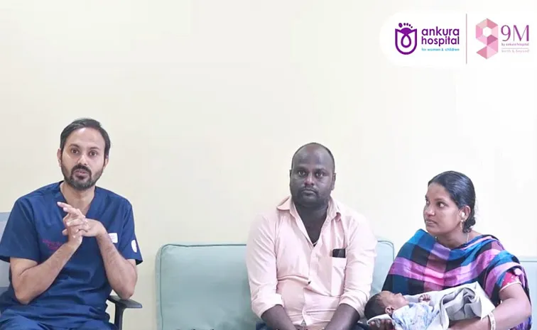 Ankura Hospital Successfully Saves 3 Month Old Baby Who Accidentally Swallowed Open Safety Pin