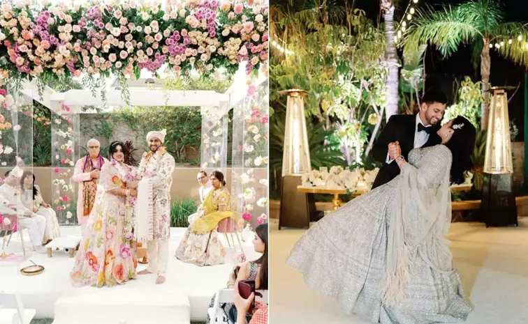 Indian Californian Bride Wedding In USA Flew India To Get Wedding Dress
