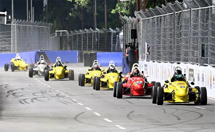 Indian Racing Festival: chennai dazzles under lights with action