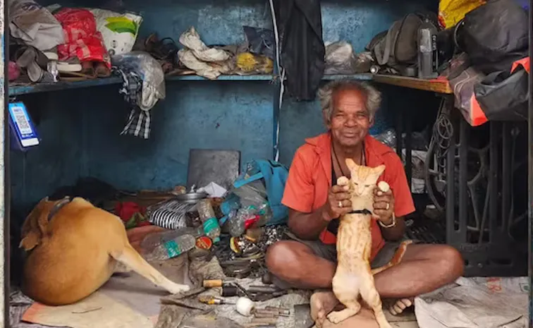 Emotional video Bengaluru cobbler loves pets stray animals and Internet help 