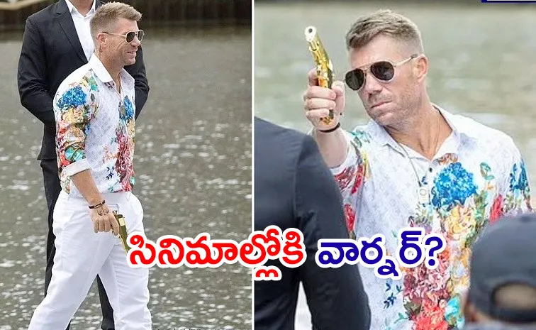 Cricketer David Warner Acting In Melbourne, Pics Viral