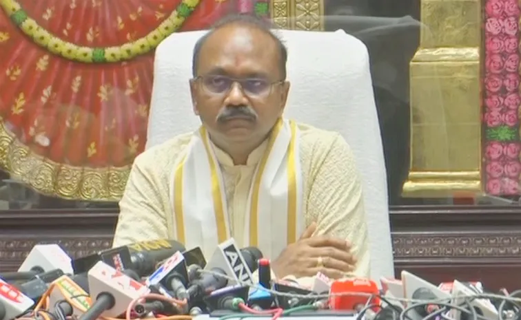 TTD Eo Shyamala Rao Pressmeet On Laddu Ghee Controversy