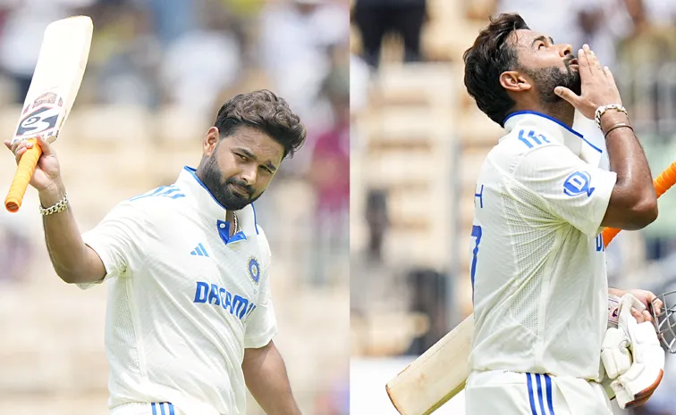 Rishabh Pant equals MS Dhonis record with 6th Test hundred