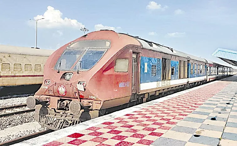 Train speed is low on Gajwel and Siddipet railway route