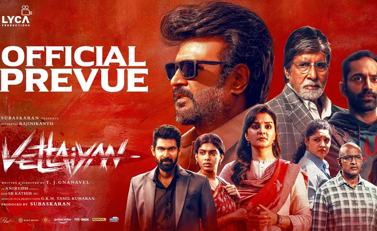 Rajinikanth Vettaiyan Prevue Promo Out Now