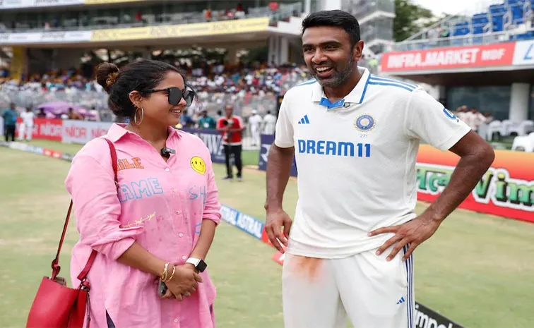 IND VS BAN 1ST TEST: RAVI ASHWIN INTERVIEW WITH HIS FAMILY