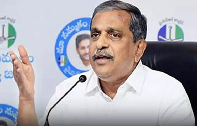 YSRCP General Secretary Sajjala Ramakrishna Reddy in a TV interview