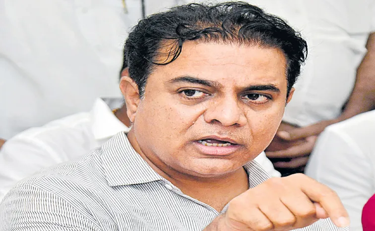 BRS Leader KTR fire on Revanth Reddy government