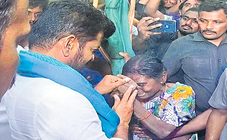 CM Revanth Reddy Tour of flood prone areas in Khammam