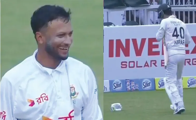 Pak vs Ban 2nd Test: Shakib Al Hasan Laughs As Abrar Runs out To Bat This Fear