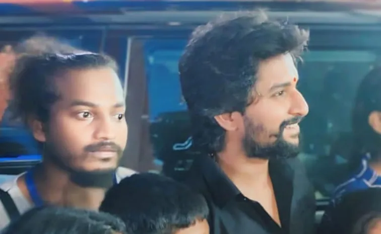 actor nani in shooting in visakhapatnam