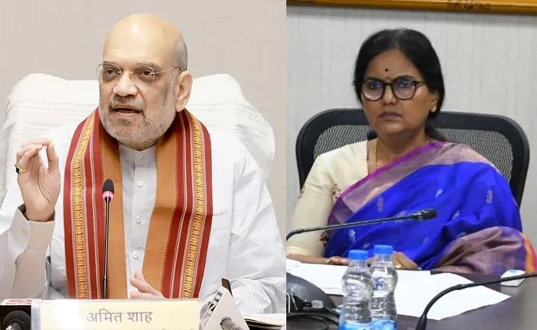 Central Home Dept Serious On Telangana CS Shanti Kumari