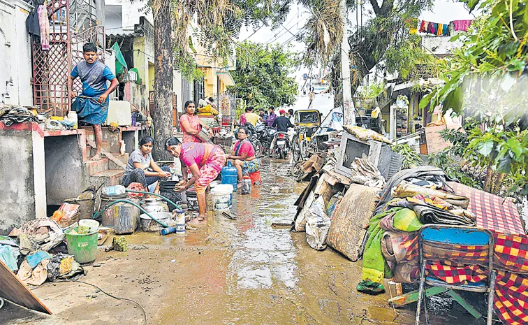 Munneru Flood inundated Khammam city and rural areas