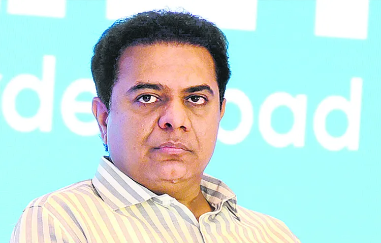 BRS Working President KTR Fire on Sridhar Babu