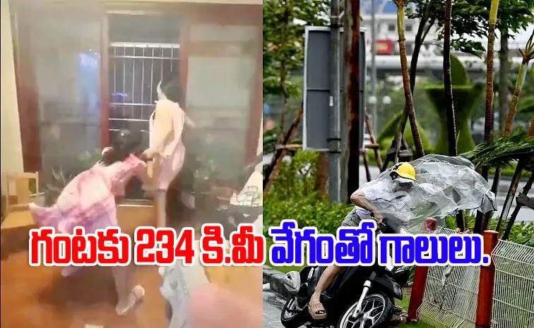  China Hits Super Typhoon Yagi Videos Viral In Social Media