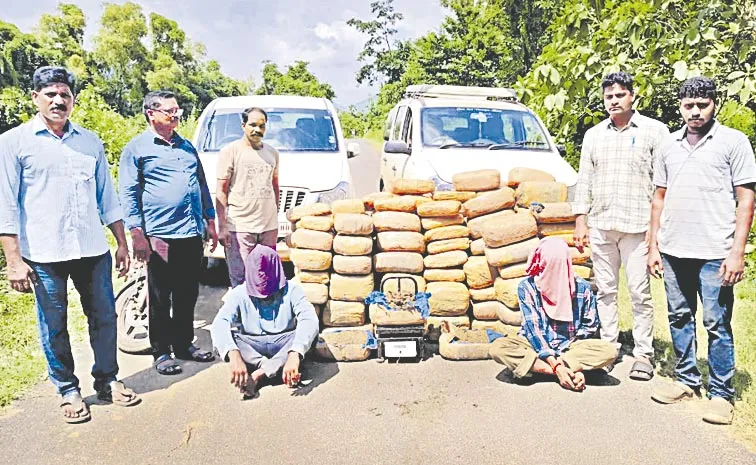 851 kg ganja seized by police in Andhra Pradesh