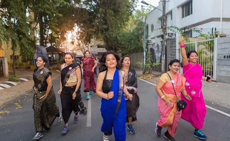 Saree Run Hosted By Taneira And JJ Active