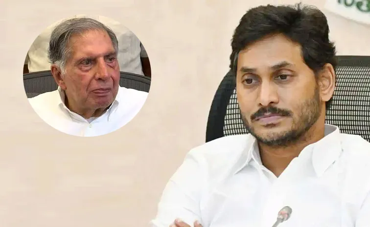 Ys Jagan Mohan Reddy Tribute To Ratan Tata