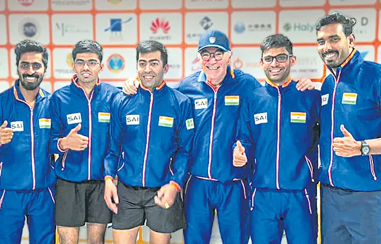 Indian mens TT team won the medal for the third time in a row