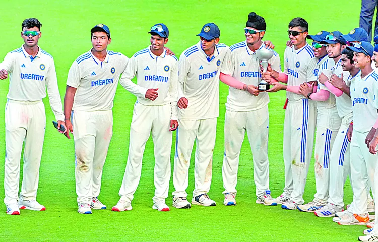 India won by an innings of 120 runs against the Australian Under 19 team