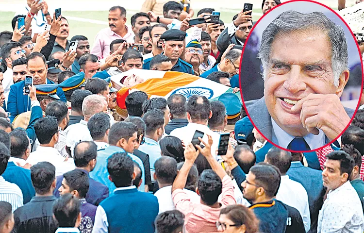 Ratan Tatas last rites ended with formalities