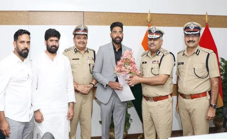 Cricketer Mohammed Siraj Takes Charge As Telangana DSP