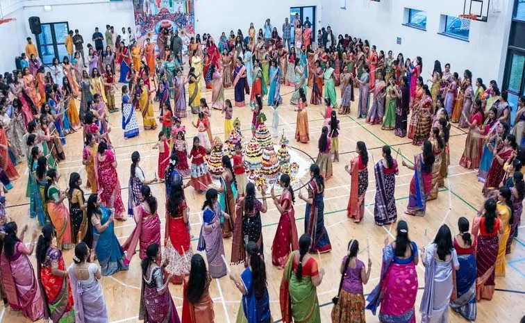 Celebrated Bathukamma 2024 festival in Dublin Ireland