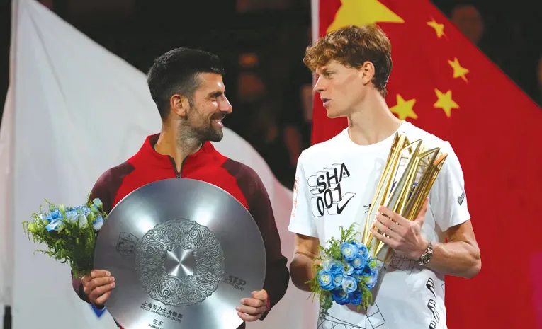 Jannik Sinner Beats Novak Djokovic to Win Shanghai Masters