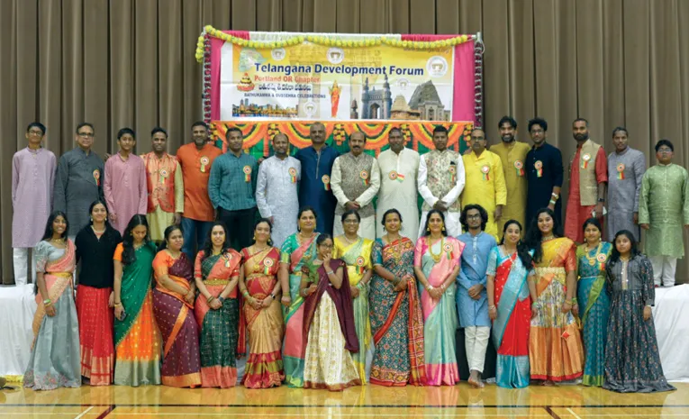TDF Bathukamma celebrations in grand style in Portland