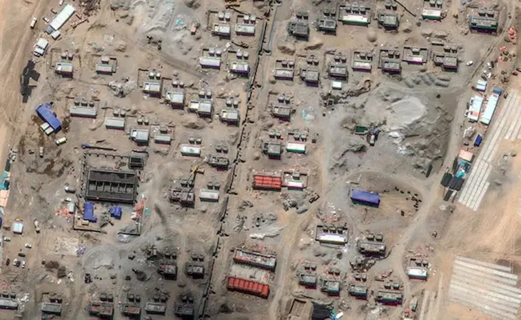 China under construction near Pangong Lake
