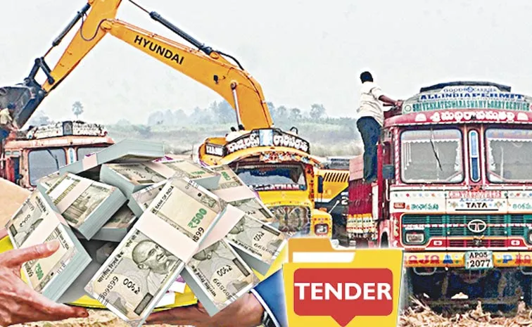 Sand mining has started in more than 30 reaches: sand tender in Andhra pradesh