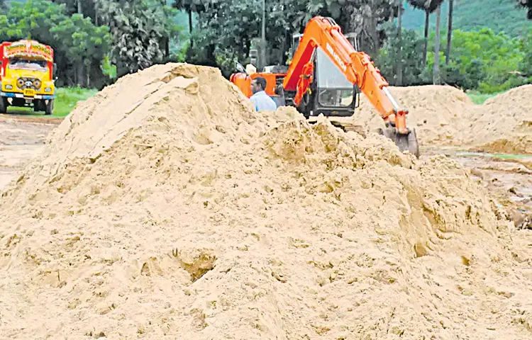 YS Jagan directly questioned CM Chandrababu on sand