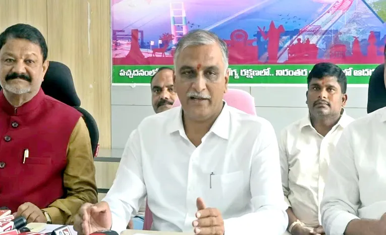 BRS Harish Rao Serious Comments On Congress Govt