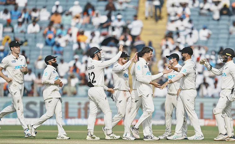 Ind vs NZ 2nd Test Day 3 New Zealand Beat India By 113 Runs Cilnch Series