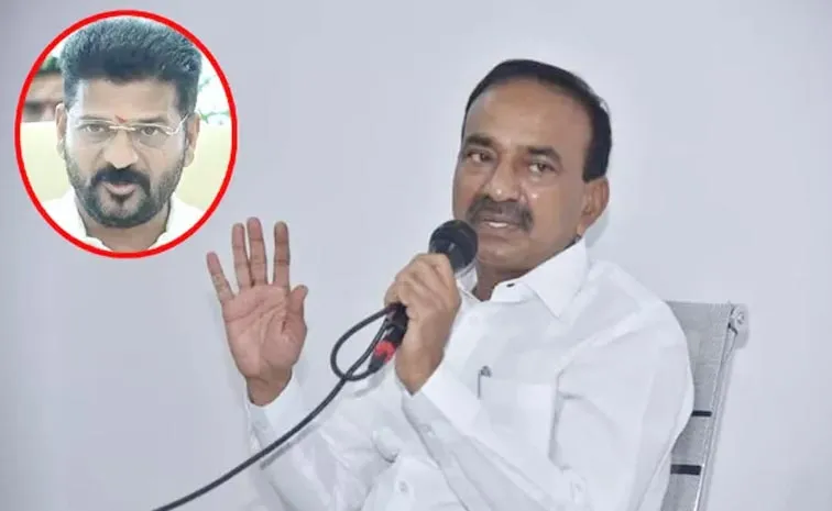 BJP MP Etela Rajender Political Challenge To CM Revanth Reddy