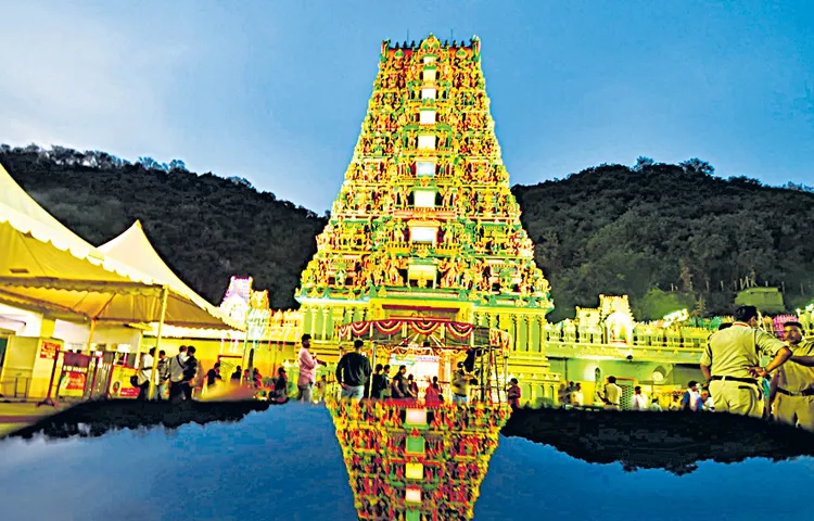 Sri Devi Sharannavaratri Utsavs at Vijayawada Durgamma Temple