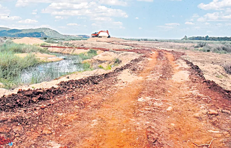 All the sand yards across the state are empty