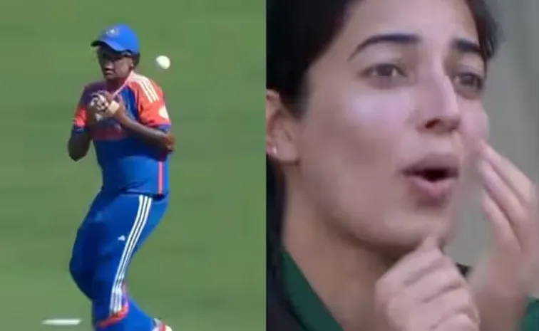 Aliya Riazs Golden Reaction As Asha Sobhana Drops An Easy Catch 