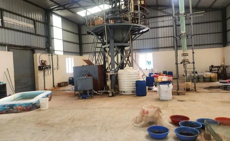 Drugs Seized From Factory Near Bhopal