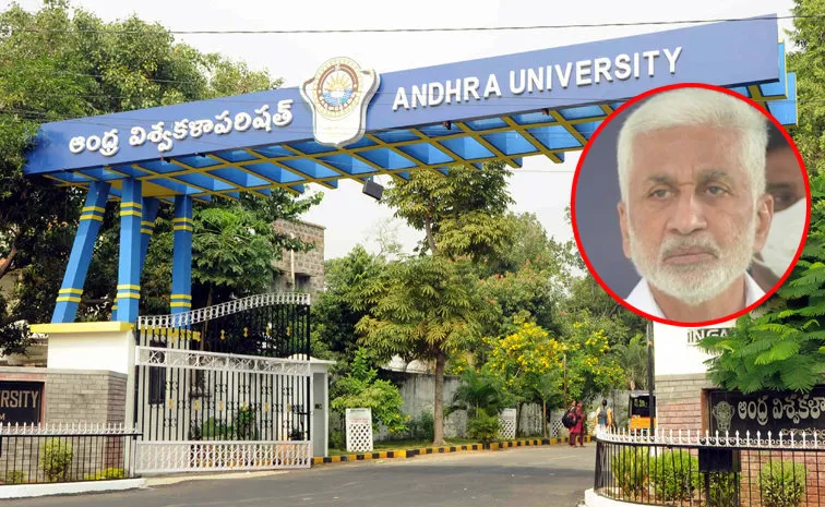 YSRCP MP Vijaya Sai Reddy Comments Over Raging In Andhra University