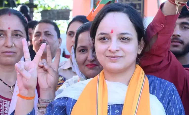BJP's Shagun Parihar, Its Only Woman Candidate, Wins From Kishtwar In J&K